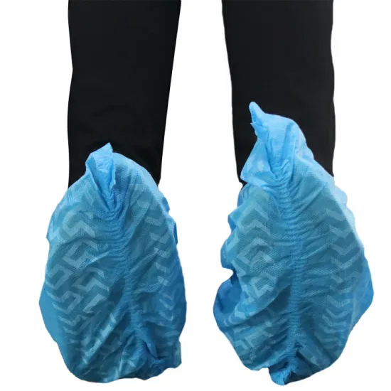 Apoio plástico impermeável descartável não tecido L/CT/TD/P da tampa da sapata do PE